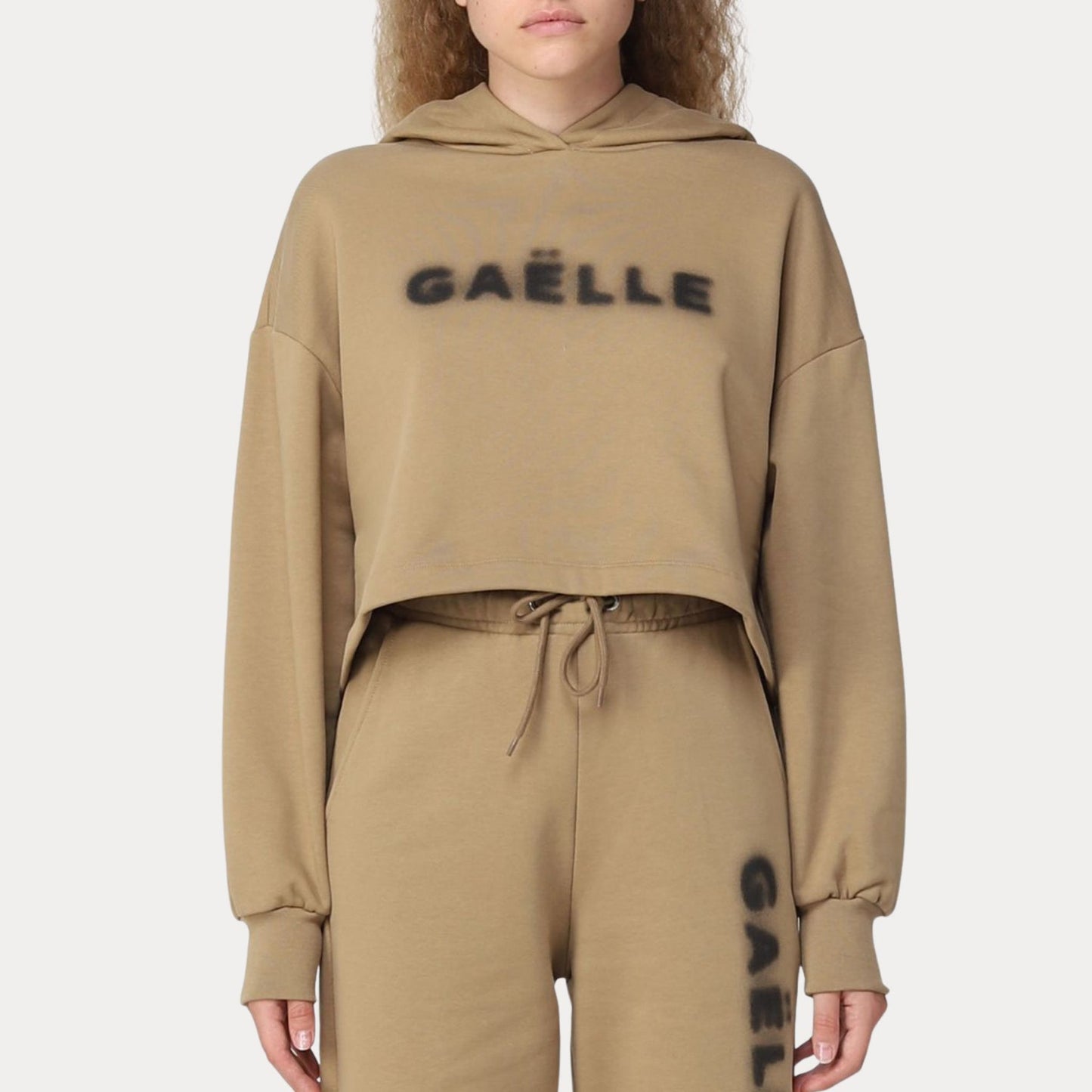 GAELLE- Felpa Donna con cappuccio e logo