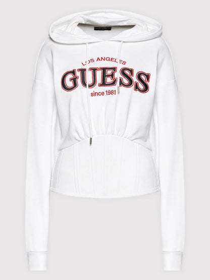 Felpa donna con cappuccio Regular Guess